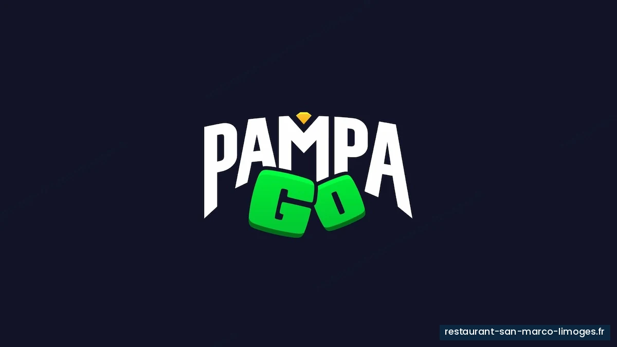 Logo de PampaGo Casino sur fond bleu nuit